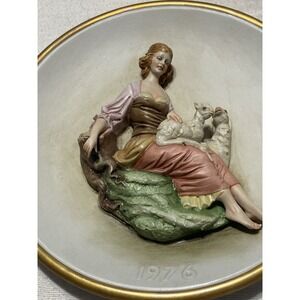 1976 Aldo Falchi King's Porcellane Mother's Day‎ Collector Plate – Made in Italy